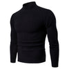 New Men's Turtleneck Slim Solid Sweater