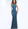 Women's Sequins Stitching Sexy Eevening Dress