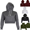 Pure Color Short Long Sleeve Hoodies