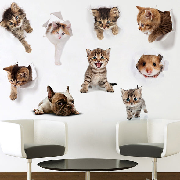 Cartoon Animal Wall Sticker