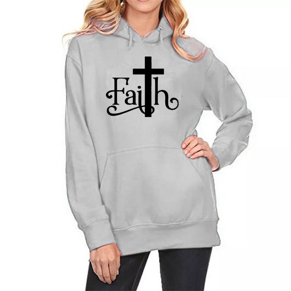 Long Sleeve Fleece Printed Hooded Sweatshirt