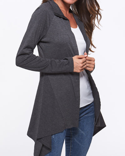 New Casual Irregular Single-Breasted Sweatshirt