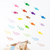 Cartoon Colorful Fish Wall Sticker