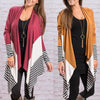 Fashion Early Autumn Stripe Printed Cardigan