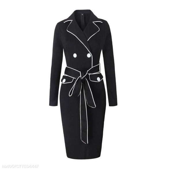 Elegant Long Sleeve Bodycon Dress