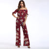 Women's off-the-shoulder jumpsuit