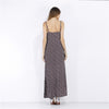 New chiffon floral V-neck casual beach dress maxi dress