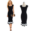 Women's Sleeveless Sexy Bag Hip Dress Mermaid dress