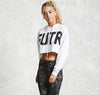 Futr Letter Long Sleeve Hoodies