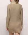 Solid color turtleneck sweater