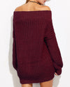 V-Neck Loose Long-Sleeved Sweater