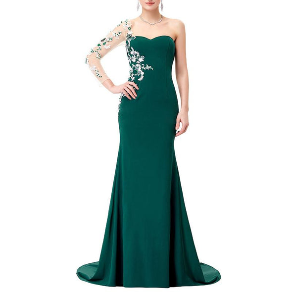 Sweet Lace Mermaid Banquet Evening Dress