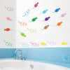 Cartoon Colorful Fish Wall Sticker