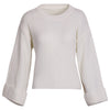 Solid Color Round Neck Long Sleeve Sweaters