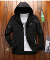 Loose Large Size Hooded Casual Cotton Men's Jacket