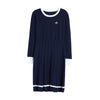 Women's O-Neck Knitted Dress