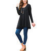 Fashion Long Sleeve Round Neck T-Shirt