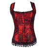 Palace Hanging-Neck Abdomen Shaping Girdle Lace Embroidery Corset