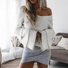 Fashion Autumn Pure Color Loose Sweater