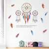 Creative Personality Color Feather Wall Sticker