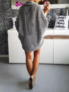 Fashion Knitting Pure Color Cardigan Sweater