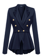 Fashion Slim Long Sleeve Lapel Blazer Jacket