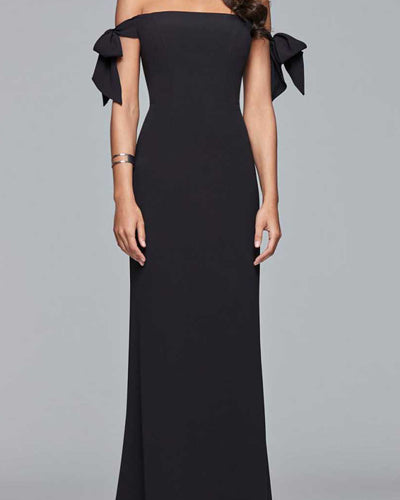 One-Shouldered Long Evening Dress