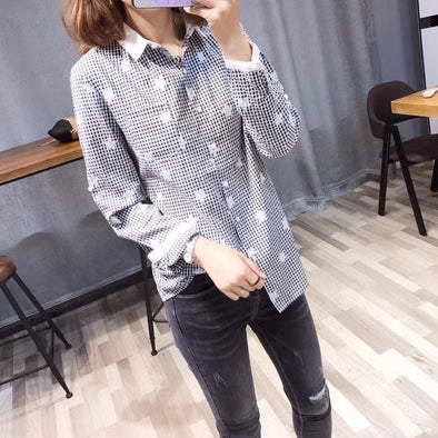 Women's Fashion Long-Sleeved Shirt