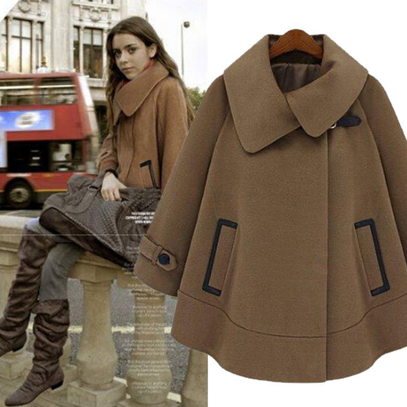 Woolen Cloak Cashmere Coat