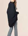 New Bat Sleeve Long Knit Cardigan Coat