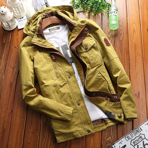 Loose Casual Sports Thin Plus Size Men's Jacket