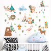 Cartoon Animal Decorative Wall Sticker