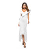 Women's irregular fishtail evening dress