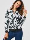 Camouflage Long Sleeve Zip Jacket