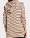 Striped Long Sleeve Pocket Sweater