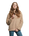 Warm Plush Long Sleeve Pure Color Sweatshirt