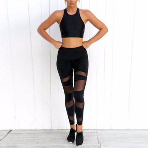 Casual Solid Color High Waist Trousers Leggings