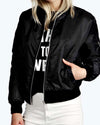 Solid Color Fashion Zip Stand Collar Jacket