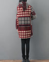 Printed Hooded Cardigan Coat