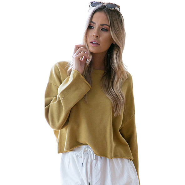 Sweet Casual Loose Long Sleeve Sweatshirt