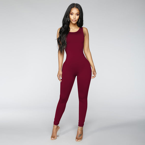 Women's solid color bodysuit