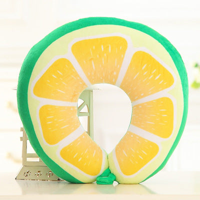 Creative Watermelon Fruit U-Shaped Pillow