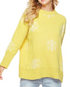 New Snowflake O Neck Sweater