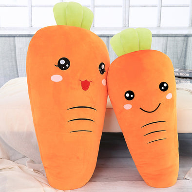 Creative Carrot Expression Pillow