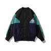 Sports Style Loose Color Zippe Jacket