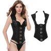 Abdomen Shaping Waist Girdle Patent leather Corset