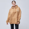 Embroidery Hooded Fleece Pullover Loose Hoodies