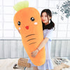 Creative Carrot Expression Pillow