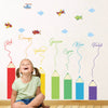 Cartoon Airplane Bedroom Wall Sticker