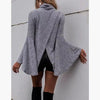 Autumn New Long-Sleeved High-Necked Trumpet Sleeves Sweater